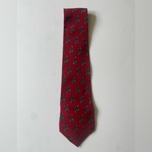 J. Garcia Red Patterned Tie